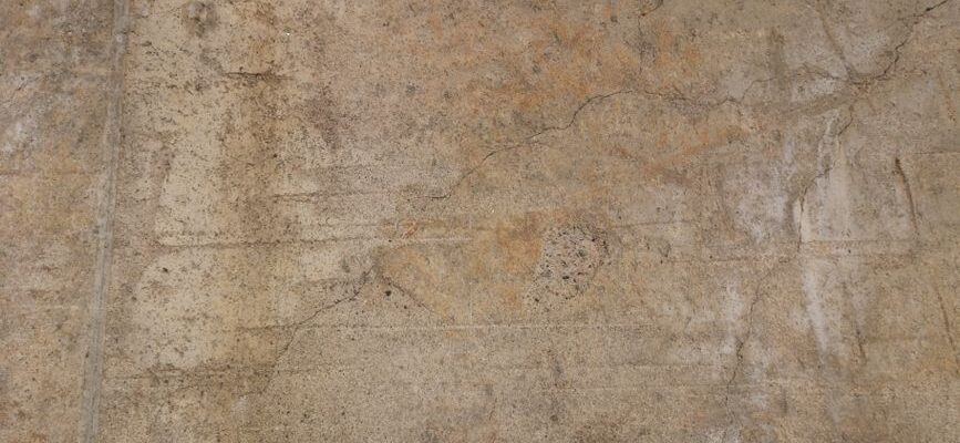 High-resolution image of a weathered concrete wall with rich texture details.